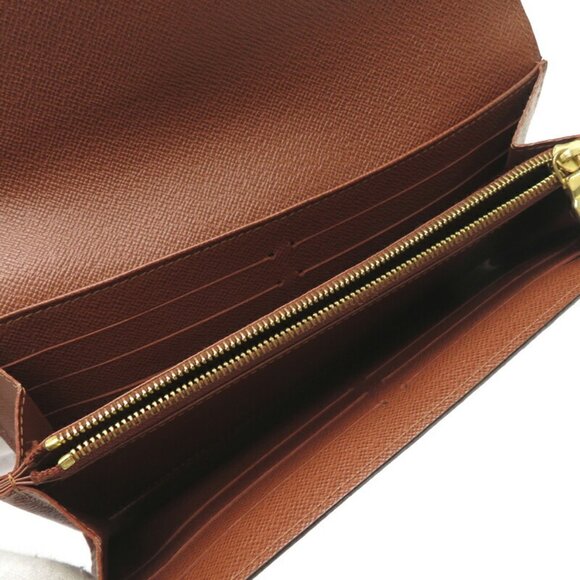 LOUIS VUITTON Brown Monogram Wallet - Picture 5 of 10